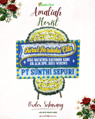 Papan Bunga Duka di Dullah Laut